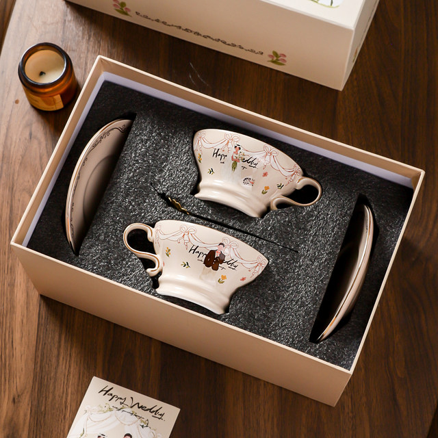 Kawashimaya couple tea set wedding gift