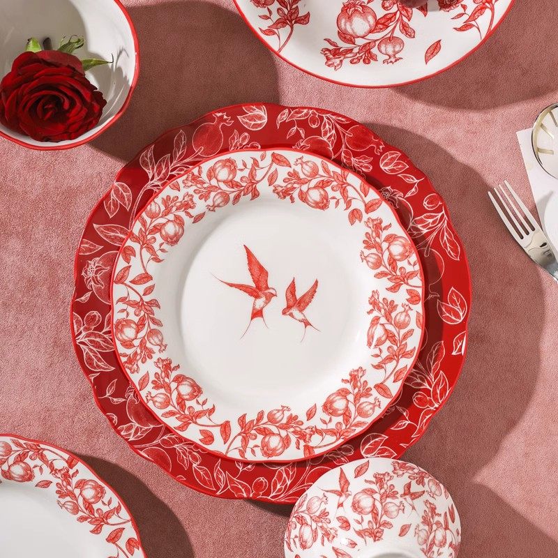 精选川岛屋结婚餐具套装订婚陪嫁碗筷礼盒喜庆红色碗具新婚礼物送,淘宝优惠券,粉丝福利购,淘宝优惠卷