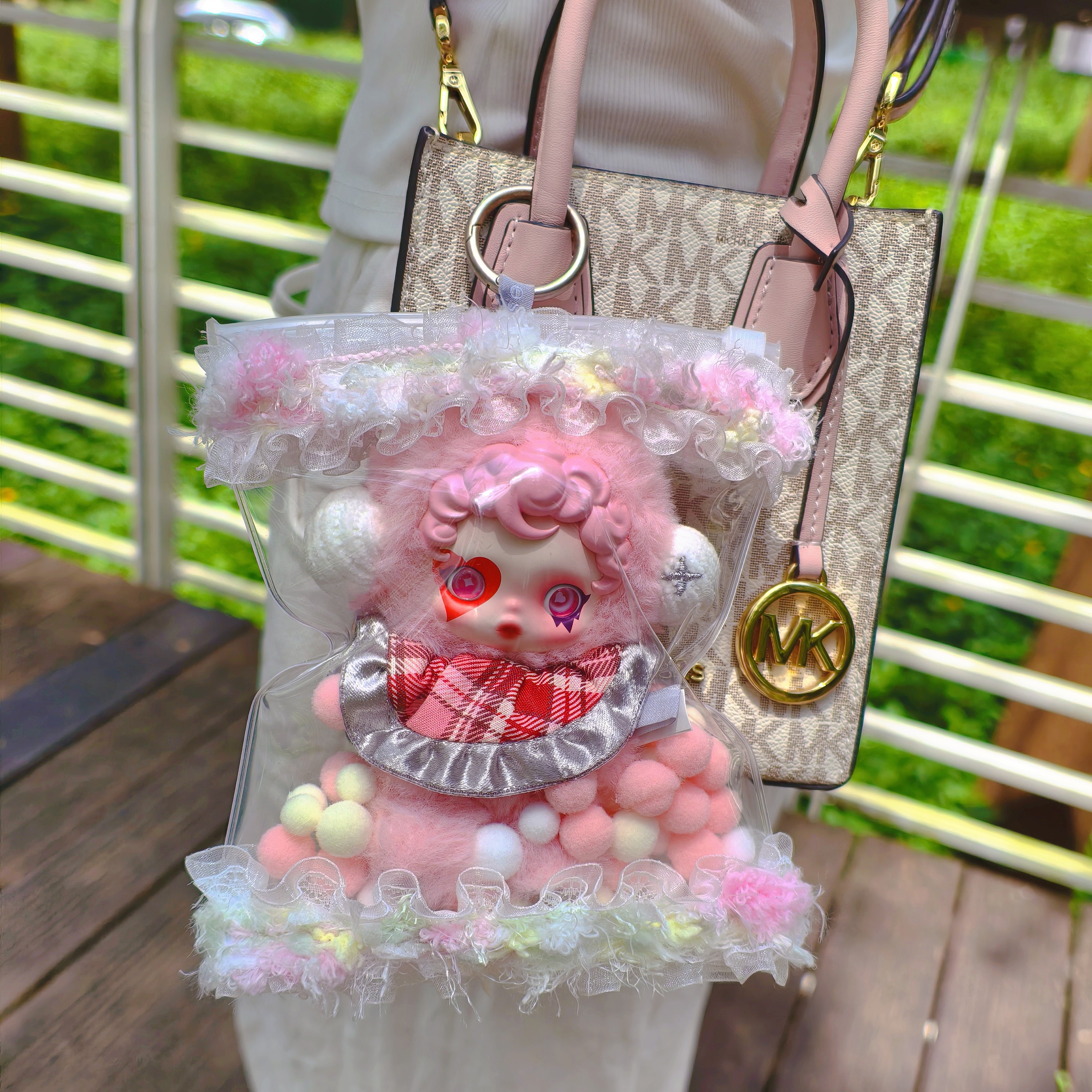 sp冬日乐章光织园保护套16cm毛绒挂件透明防尘袋手作外出遛娃包,淘宝优惠券,粉丝福利购,淘宝优惠卷