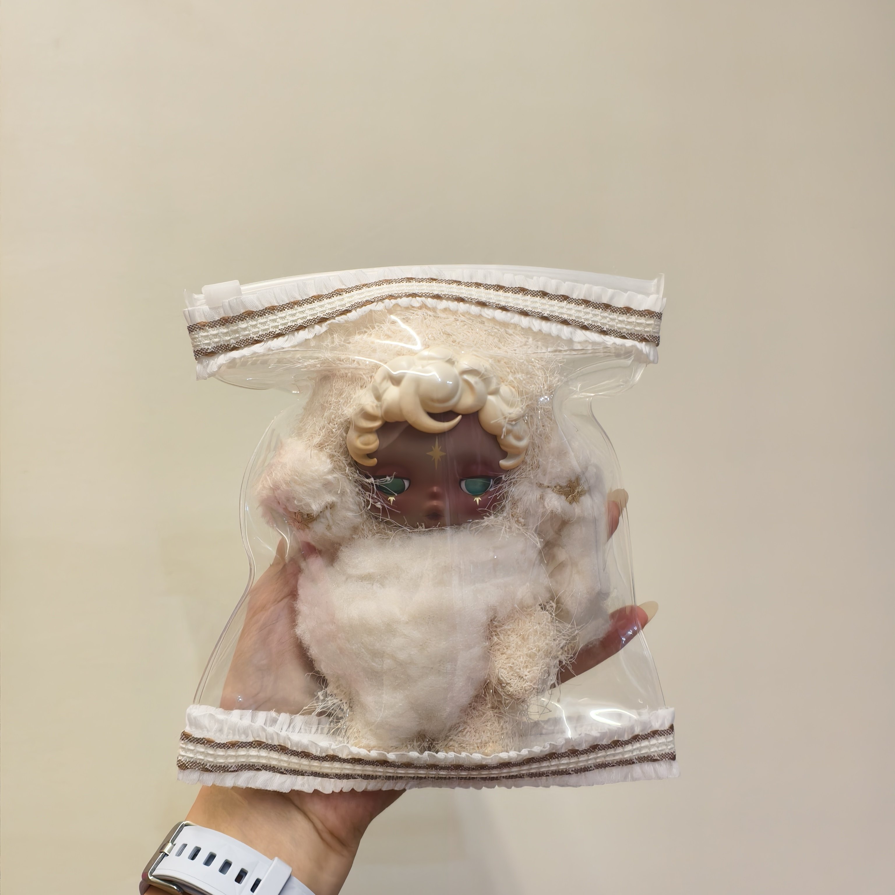 sp冬日乐章光织园保护套16cm毛绒挂件透明防尘袋手作外出遛娃包,淘宝优惠券,粉丝福利购,淘宝优惠卷