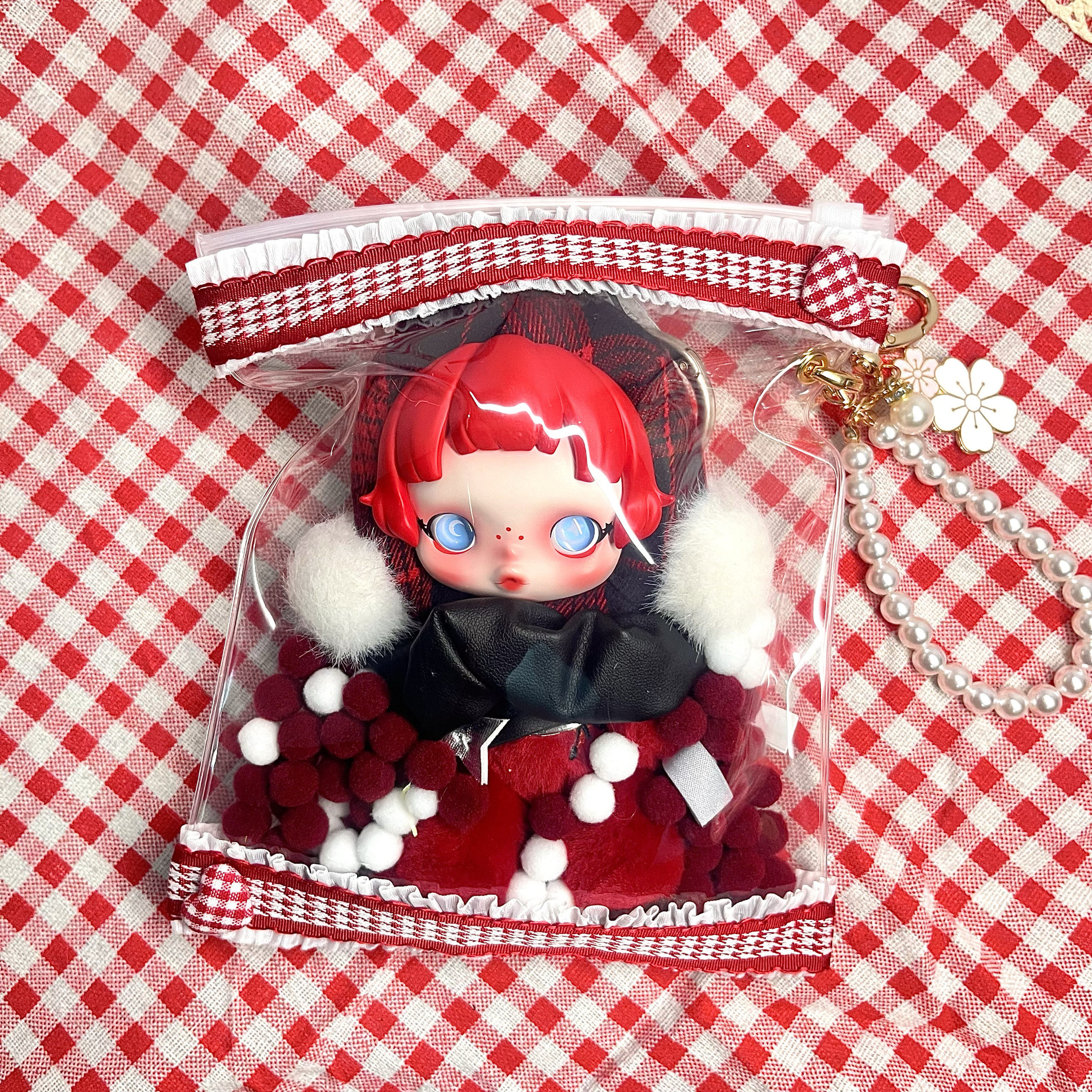 sp冬日乐章光织园保护套16cm毛绒挂件透明防尘袋手作外出遛娃包,淘宝优惠券,粉丝福利购,淘宝优惠卷