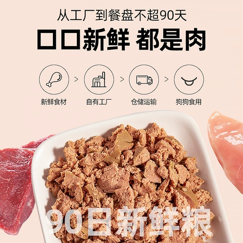 Дорсис пожилые собаки и корм для собак Свежее мясо Золотое Мох