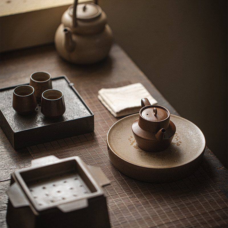Yinchuantang Japanese-style dry brewing pot Chenggongfu tea set water storage household pot Chengyu Jifeng versatile dry brewing table accessories