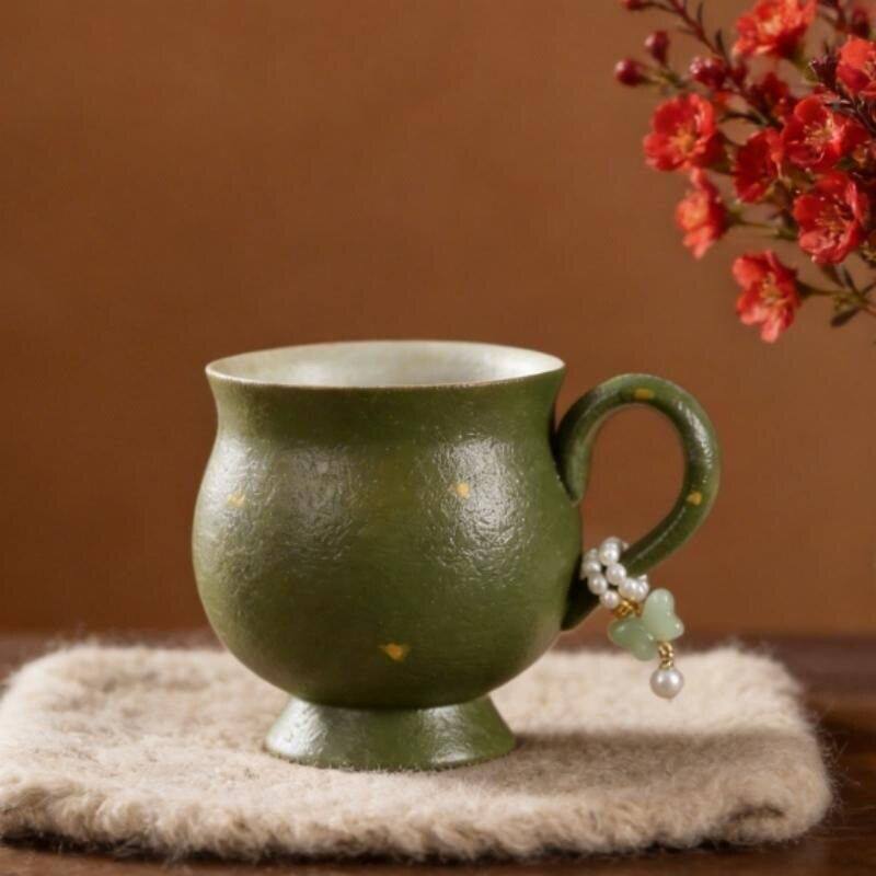 High-end ceramic tea cup Xiaoqinggan tea special owner cup tea cup tea bowl kung fu tea set tea cup tea set