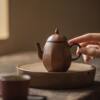 Yinchuantang antique Japanese teapot Kung Fu tea set Literary home use Jijifeng small pot ball hole filtering firewood water kettle