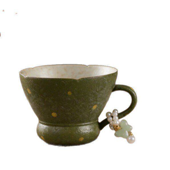 High-end ceramic tea cup Xiaoqinggan tea special owner cup tea cup tea bowl kung fu tea set tea cup tea set