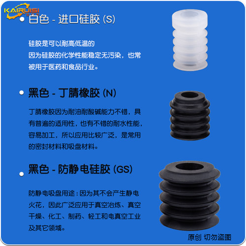 机械手真空吸盘ZP2-02/04/05/06/40/46ZJ吸嘴ZP2-B15/B20/B30ZJS - 图0