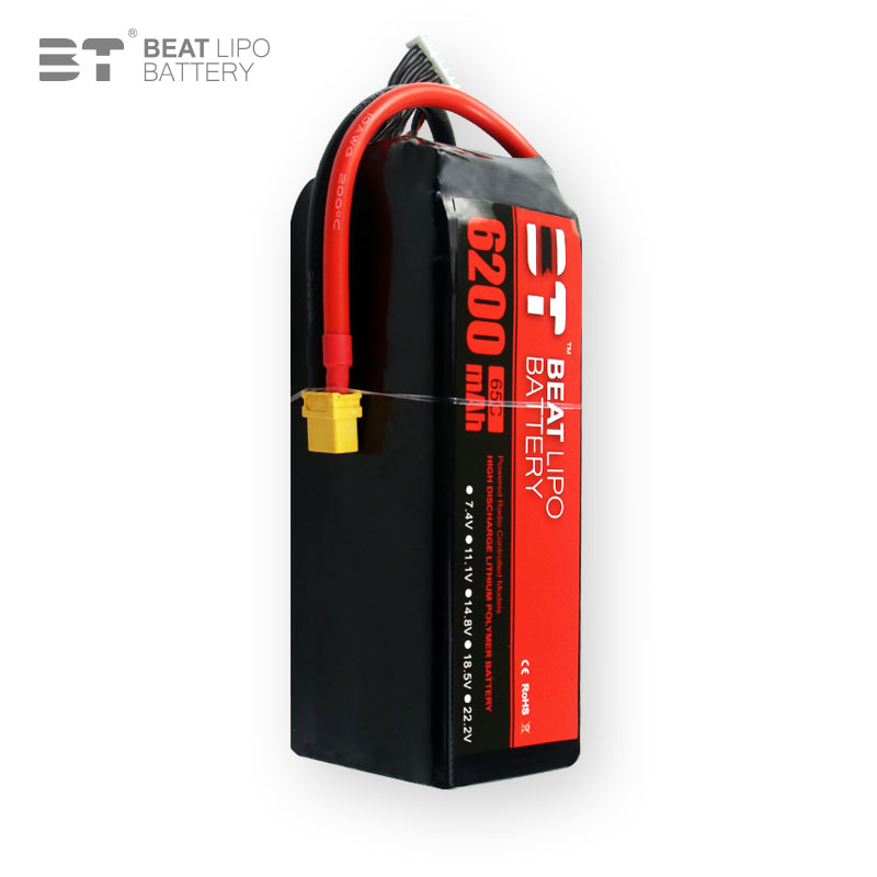 BT LIPO倍特电池6200mAh/2S-6S/65C/航模专用电池 - 图0