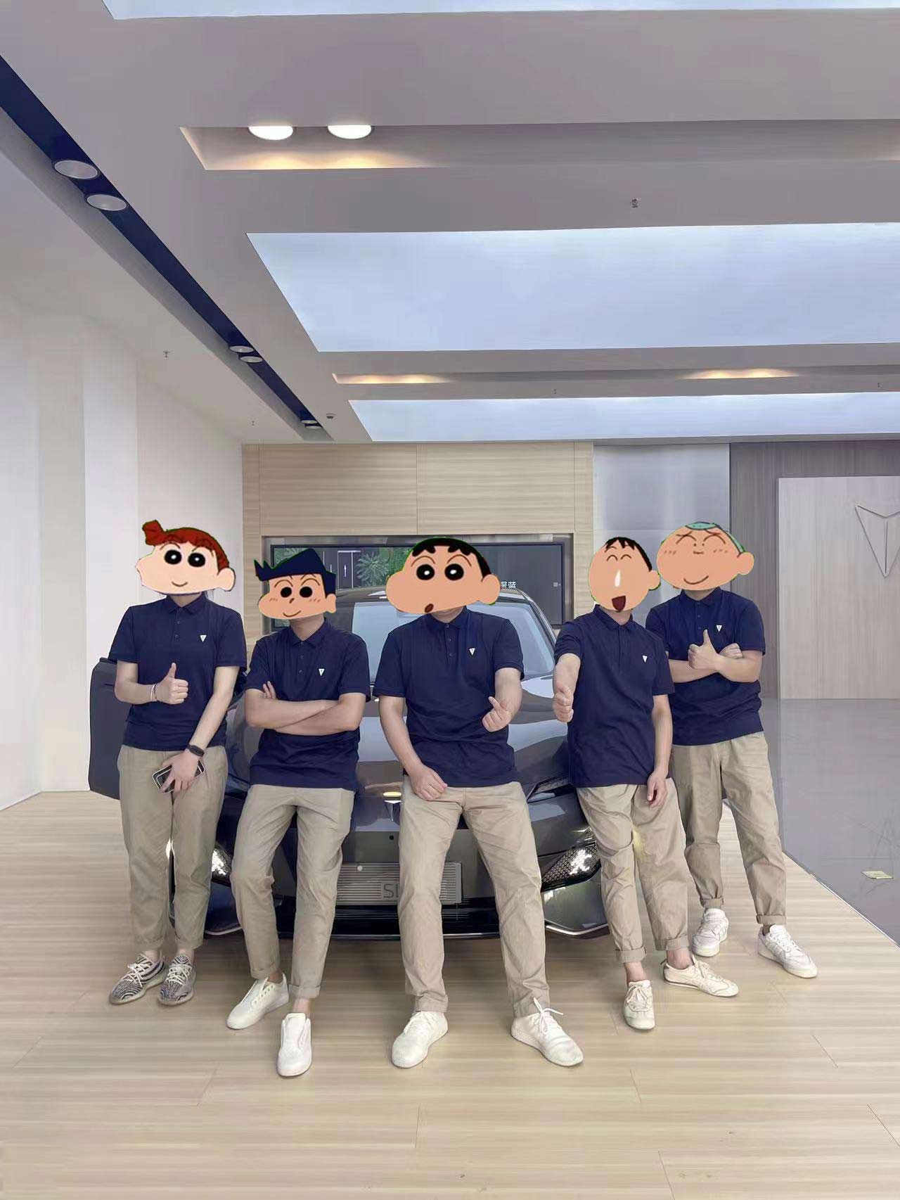 长安深蓝汽车工作服4S店工装短袖T恤男新能源车展工服汽修工衣男