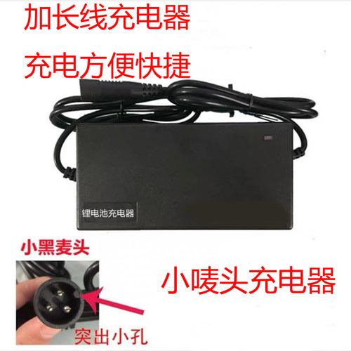 加长线爱玛电动车电瓶车充电器48v12ah54.6v2A3a5a马锂电于非原装 - 图0