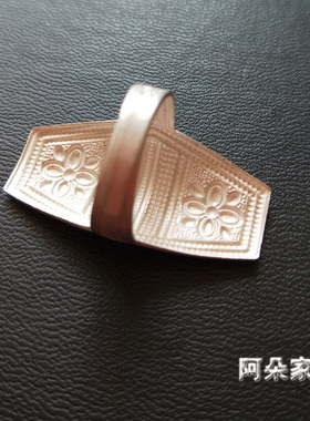 首饰凉山彝族瓦盖足银包邮戒指