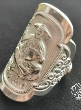 戒指凉山彝族赐福夸张个性风包