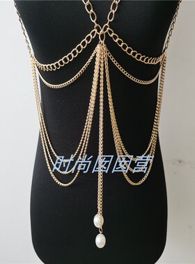 欧美热销合金仿珍珠项链饰品