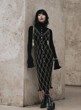 重工身体链重金属时尚圆链女