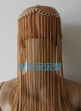欧美朋克风面具合金饰品