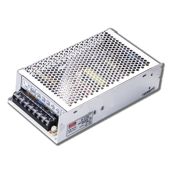 Dual output switching power supply 120W/5V6A/24V4