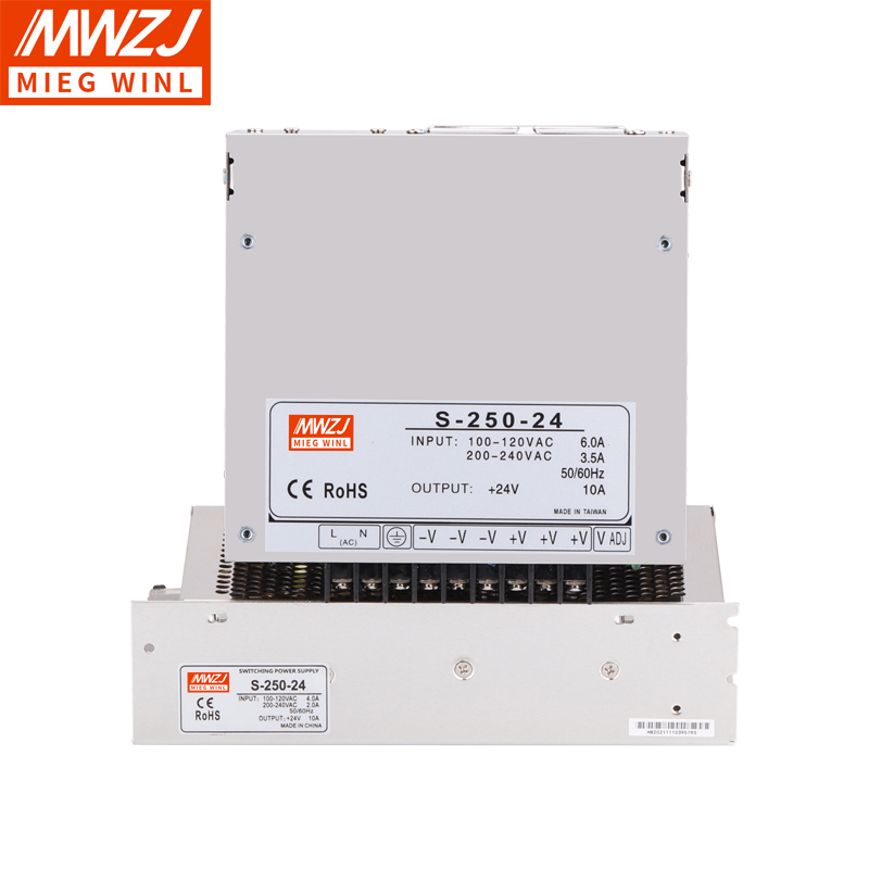 开关电源S-250W-24 AC交流220V转直流电源24V10A 12V20A 36V 48 - 图3