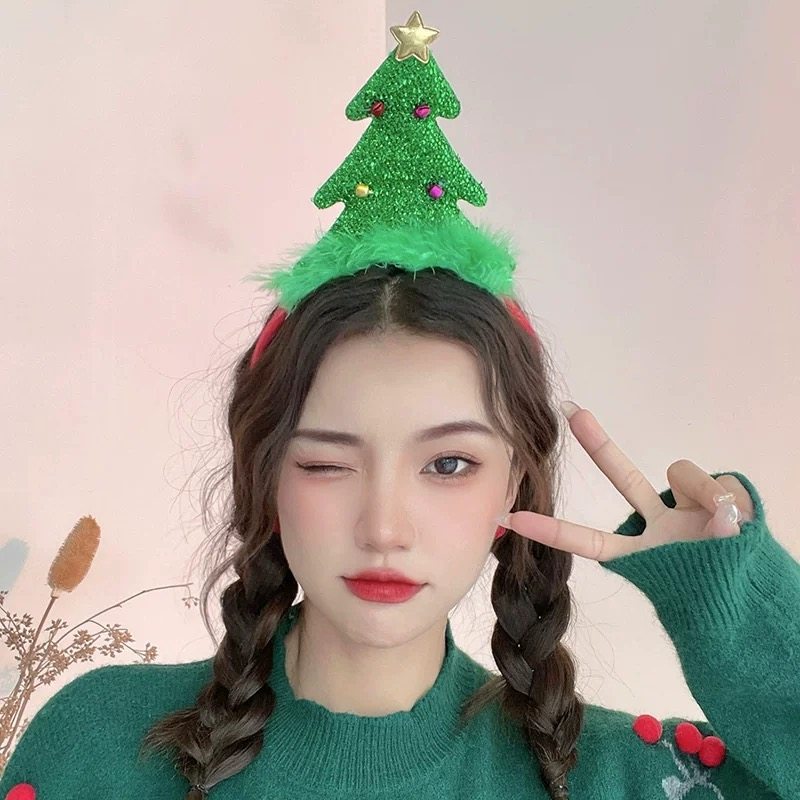 圣诞发箍帽子头饰发饰装饰儿童成人装扮派对氛围场景布置拍照道具,淘宝优惠券,粉丝福利购,淘宝优惠卷