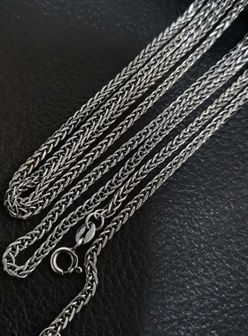 复古时尚个性风男士百搭银项链