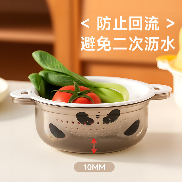 Onlycook cartoon washing fruit drain basket food grade