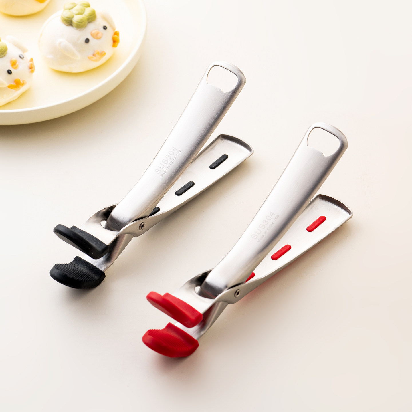 onlycook 304不锈钢取碗夹防烫夹家用厨房夹盘子蒸菜钳防滑提盘器,淘宝优惠券,粉丝福利购,淘宝优惠卷