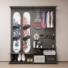 Hole board equipment wall hiking outdoor display rack floor-standing mountain climbing ski mountaineering camping storage rack