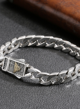 银聚点情侣S925纯银手链