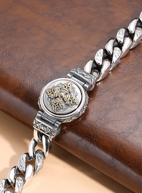 银聚美男S925银无民族风