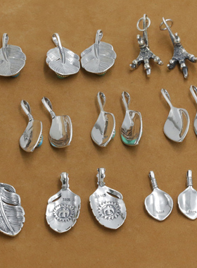 东大门松石纯银男款潮流ins鹰爪