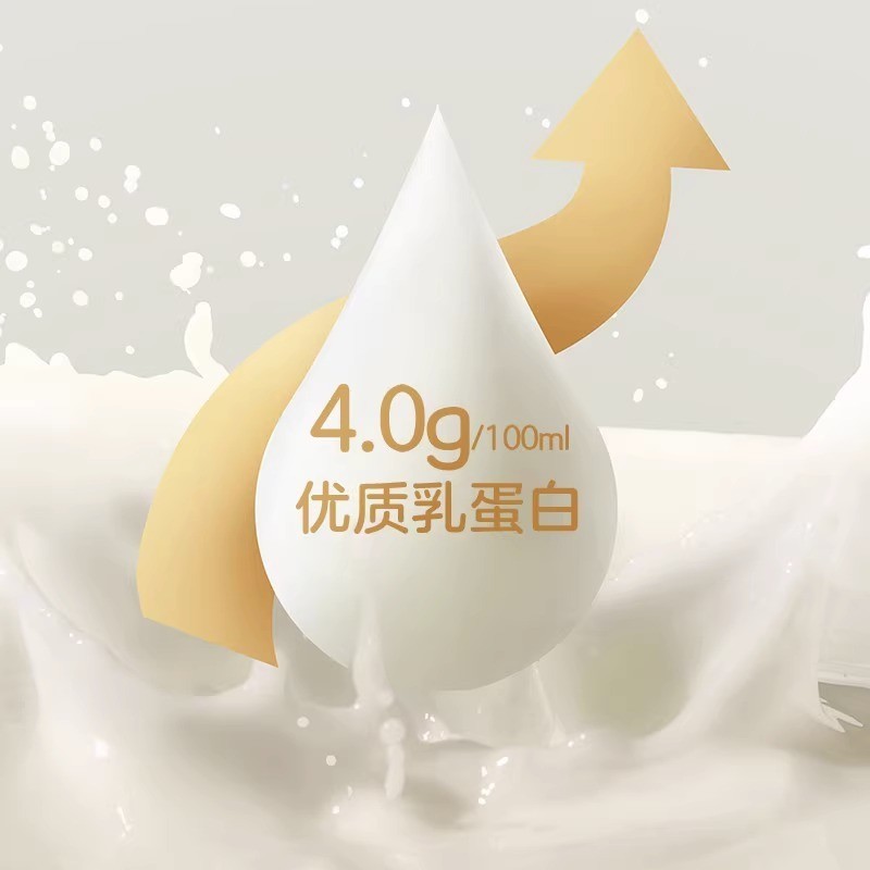 来伊份牛乳力200ml*12盒/箱纯牛奶生水牛乳钙蛋白质营养早餐奶 - 图0