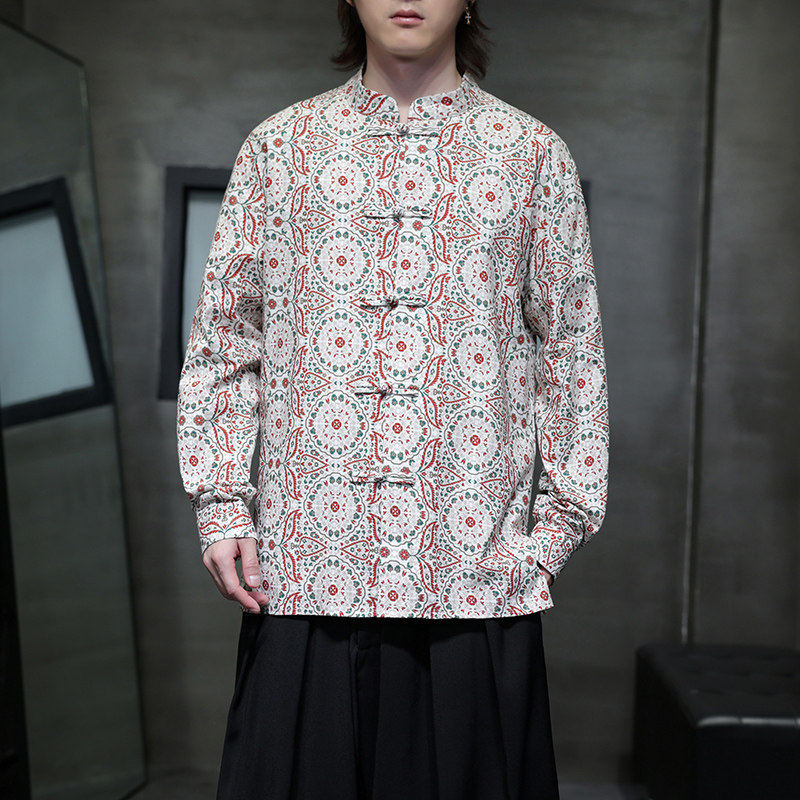 云南男装穿搭上衣西双版纳傣族服装传统民族服饰改良成人特色衣服,淘宝优惠券,粉丝福利购,淘宝优惠卷