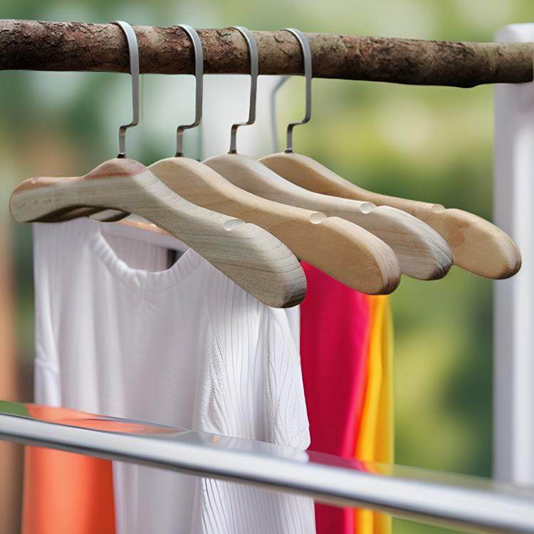 香樟木衣架天然环保原木无拼接无油漆实木家用原木色加厚男女衣撑,淘宝优惠券,粉丝福利购,淘宝优惠卷