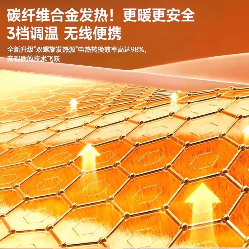 电热披肩毯发热暖身毯加热披风毯USB充电办公室盖腿,淘宝优惠券,粉丝福利购,淘宝优惠卷