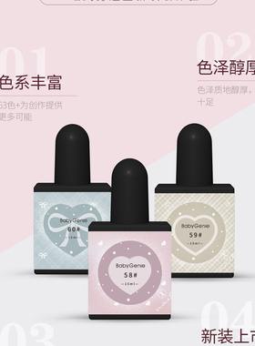 美甲喷胶BabyGenie美甲师店