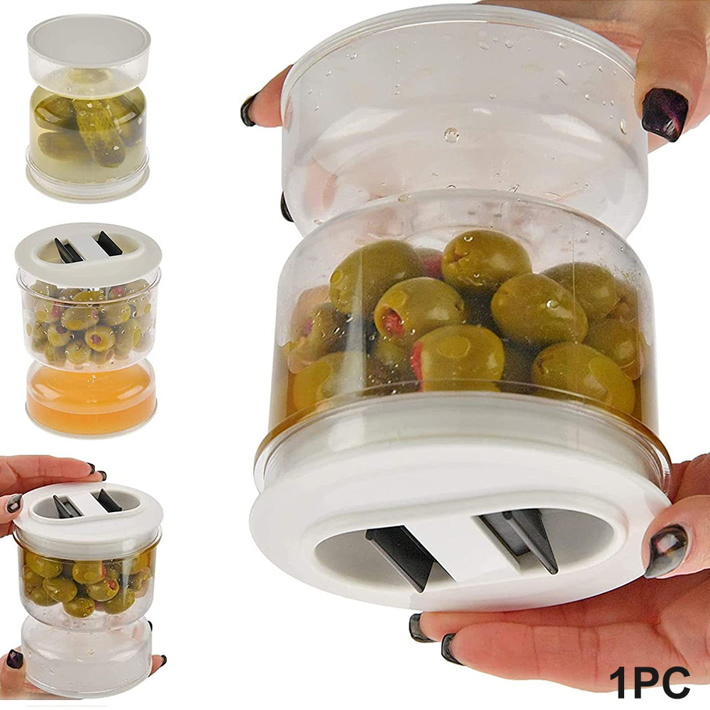 Vegetable Dispenser Dry Wet Separation Food Container Kimchi - 图3