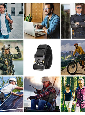 Genuine tactical belt quick release outdoor military belt so