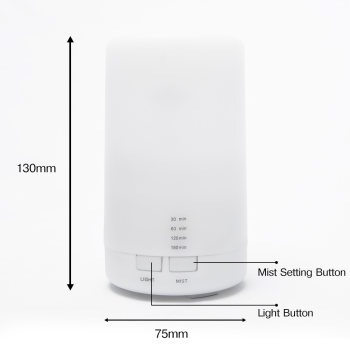 USB Humidifier Ultrasonic Aroma Diffuser ນ້ໍາມັນຫອມລະເຫີຍທີ່ເລືອກ