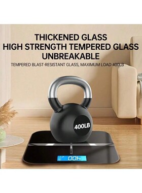 Smart Multi-Function Body Fat & Weight Bathroom Scale with T