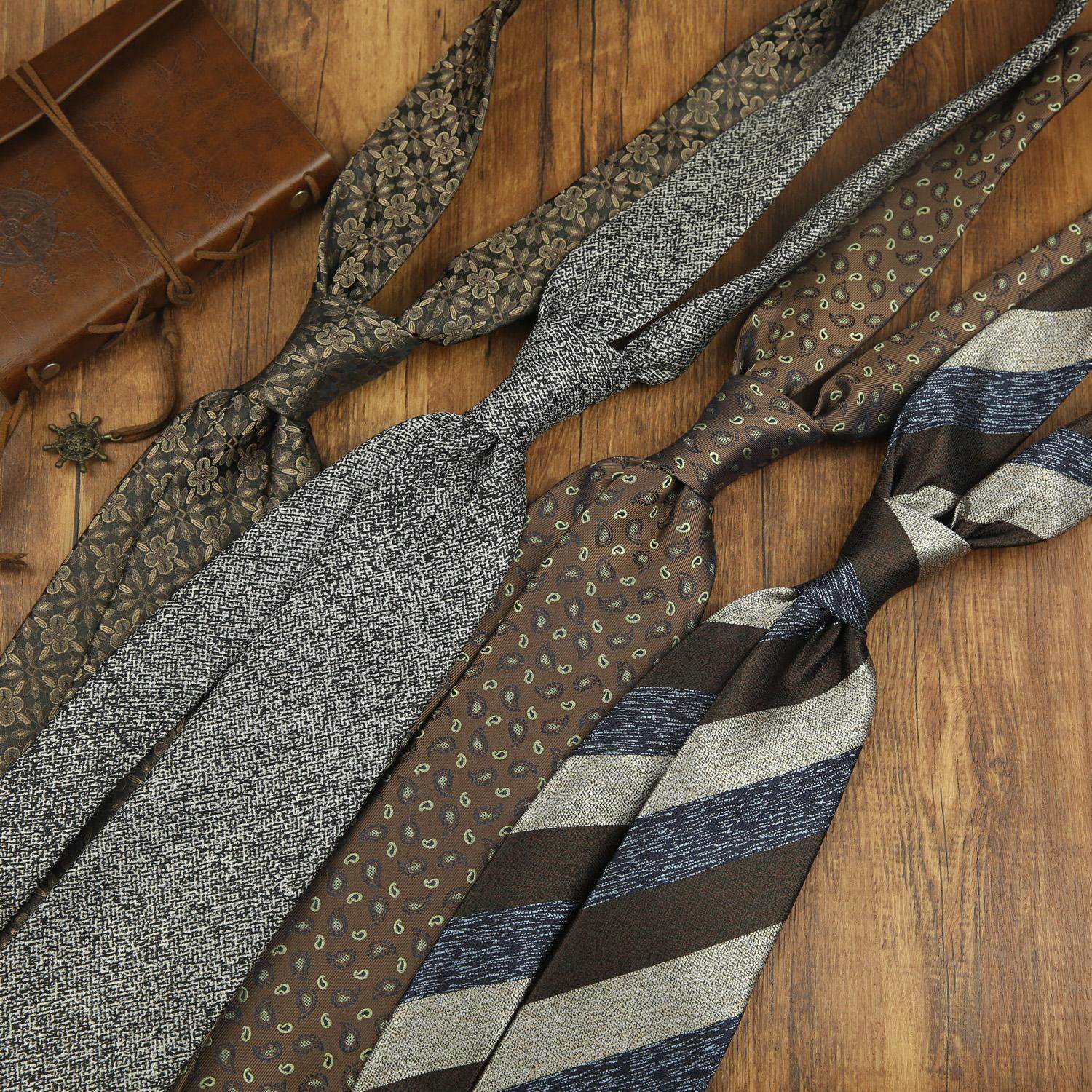 男性复古8CM领带正装商务休闲时尚男士西装店配饰腰果碎花条纹款,淘宝优惠券,粉丝福利购,淘宝优惠卷