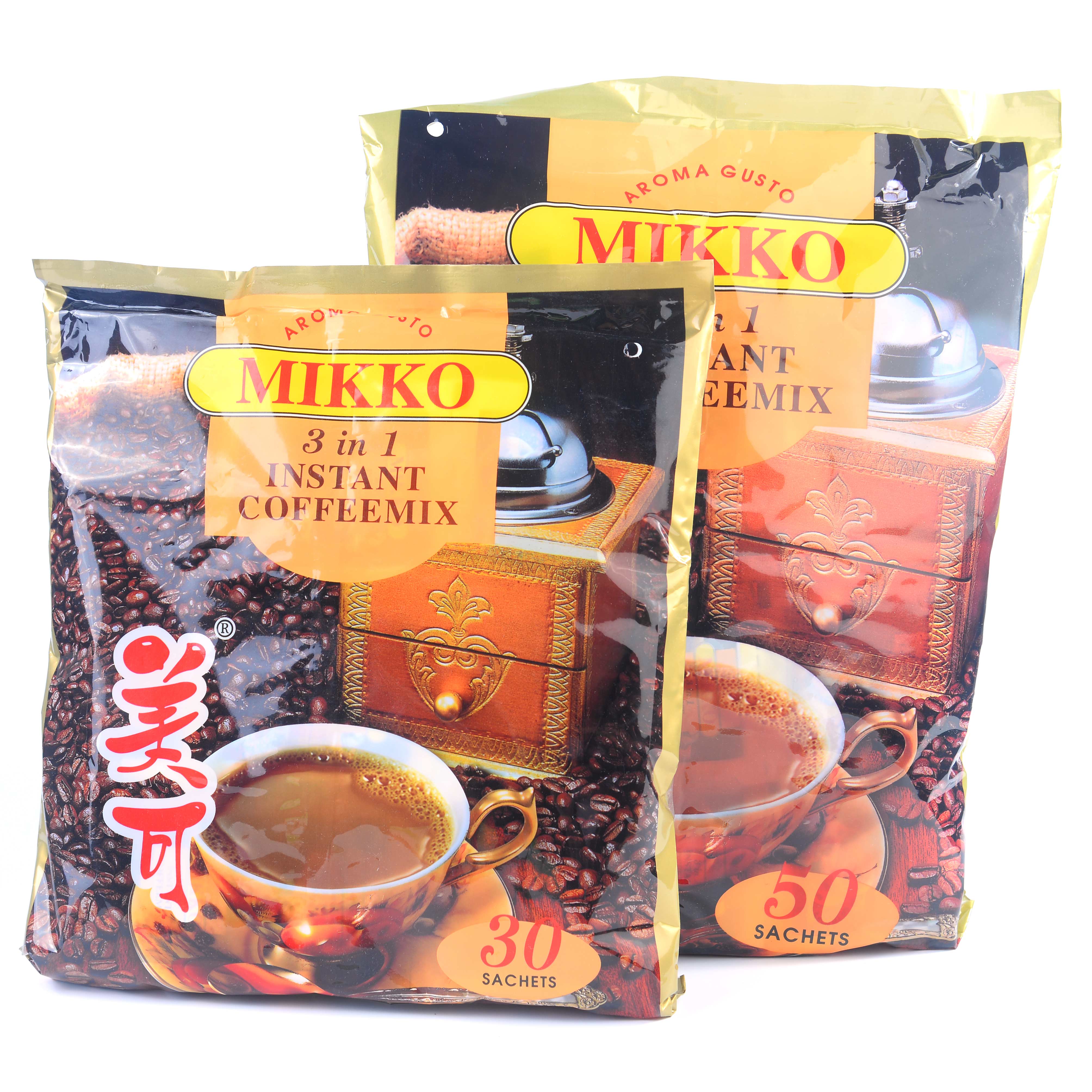 缅甸进口冲调饮品美可咖啡mikko三合一速溶大美可咖啡粉1000g/袋 - 图2