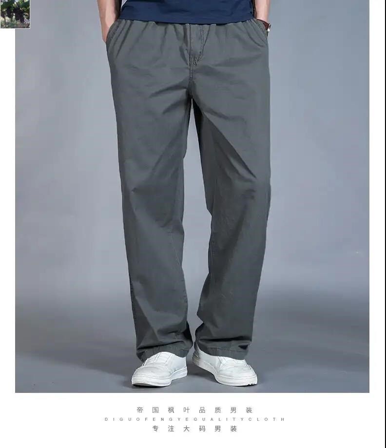 甘飞鹰秋冬薄厚高腰纯棉加肥运动裤 精选男装店休闲裤