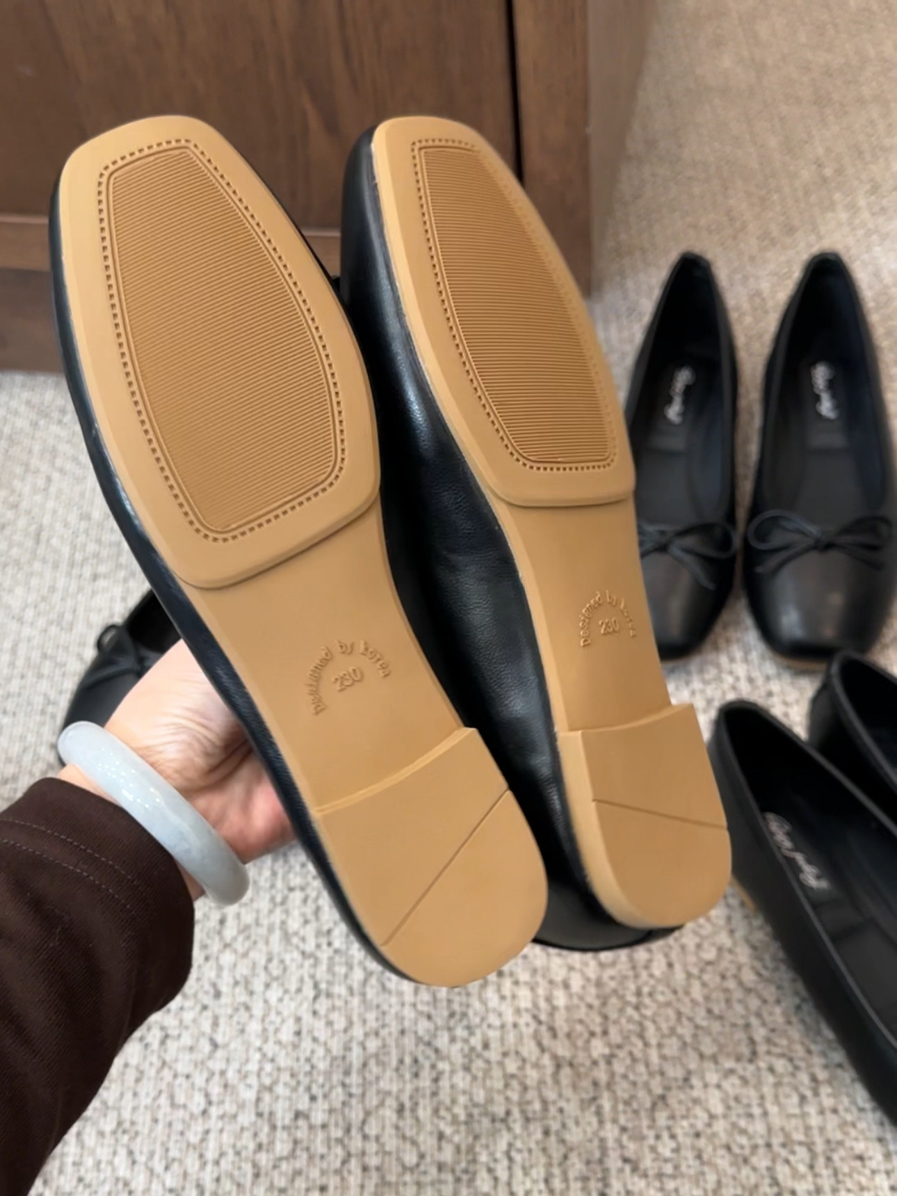 2024陈姬儿新款春夏方头单鞋女可爱蝴蝶结芭蕾鞋百搭懒人鞋1135,淘宝优惠券,粉丝福利购,淘宝优惠卷