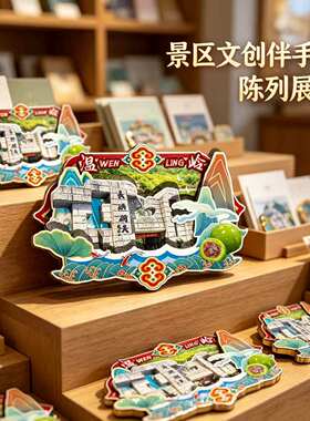 台州温岭木质磁吸冰箱贴纪念品