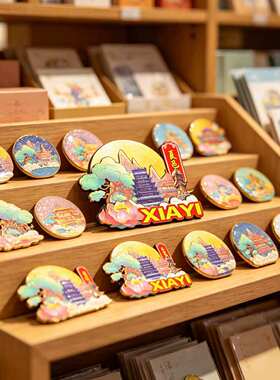 磁吸冰箱贴夏邑龙港湾景区纪念品