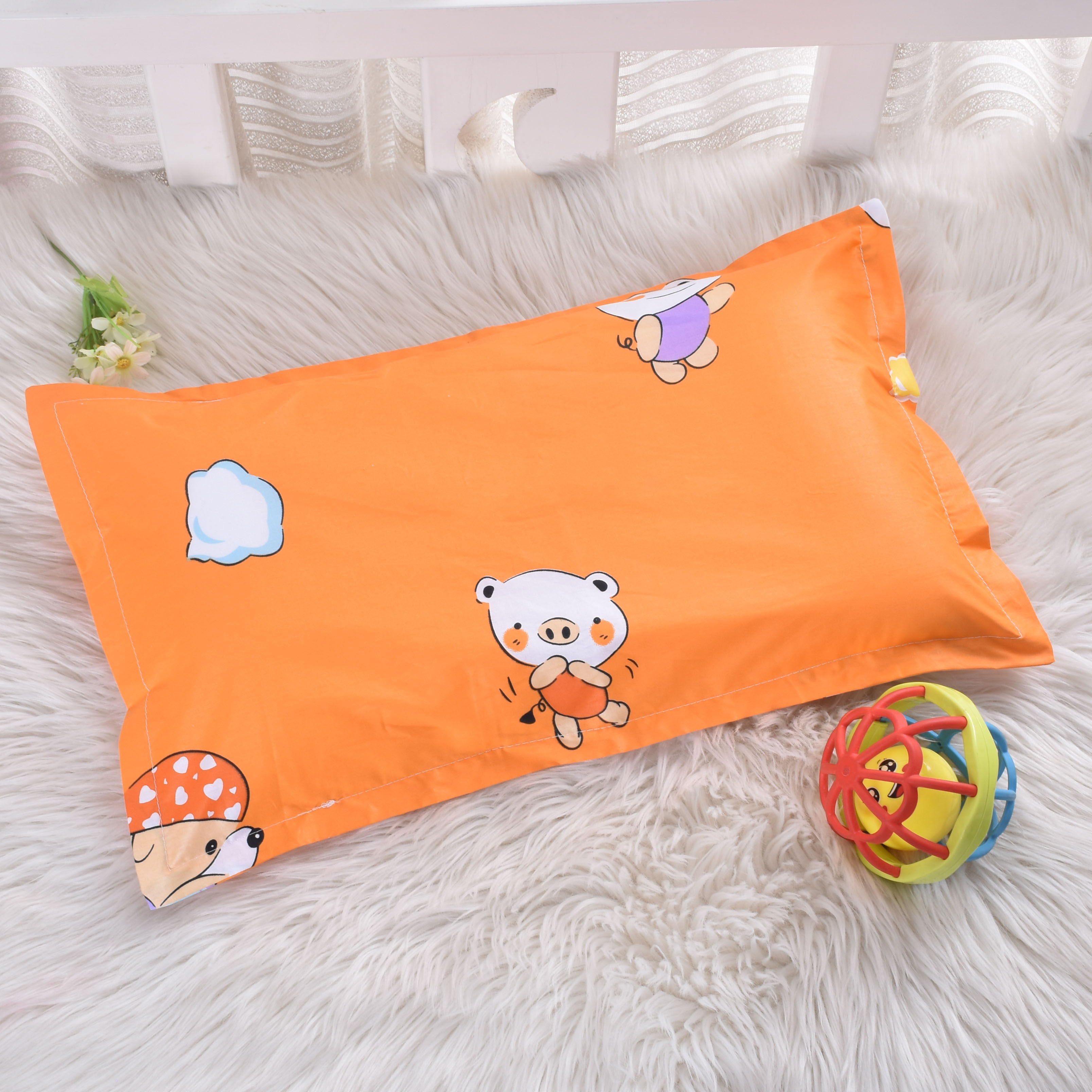 儿童枕套纯棉30×50幼儿园压边单人卡通换洗全棉枕头套,淘宝优惠券,粉丝福利购,淘宝优惠卷