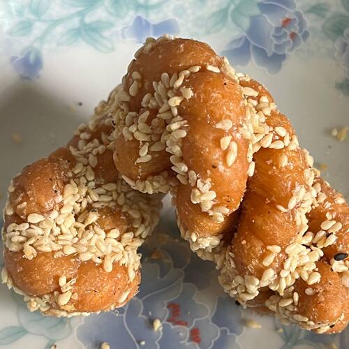 蓬安姚麻花非遗手工休闲零食南充特产老面发酵甜咸麻辣肉松麻花 - 图3