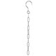 Stainless steel wardrobe chain foldable storage rack multi-function hook hanger 10-hole household balcony drying rack