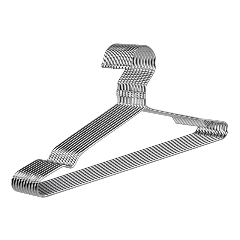 正宗304不锈钢钢印衣架实心加厚圆头加粗衣架家用衣撑防滑晾衣架,淘宝优惠券,粉丝福利购,淘宝优惠卷