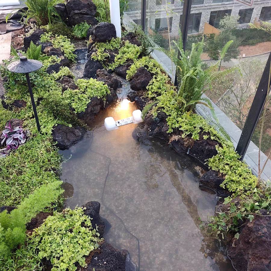 (20-90厘米100斤批发)黑色火山石大块生态鱼池造景装饰园林砌墙,淘宝优惠券,粉丝福利购,淘宝优惠卷