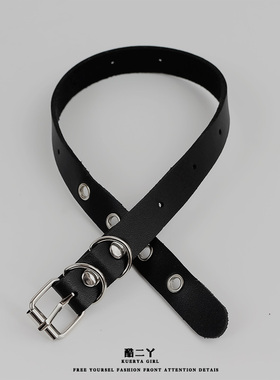 黑色颈环choker项圈女颈带脖颈链